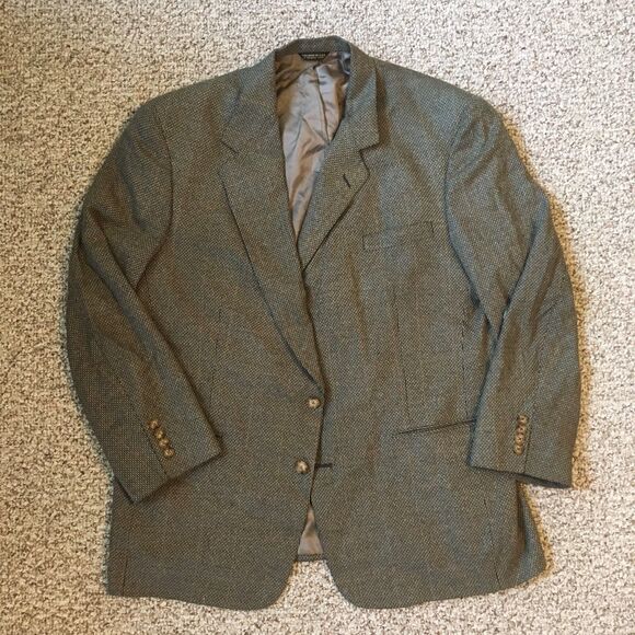 Austin Reed Other - VTG Tweed Blazer Sports Coat UK Great Britain Jacket Two Button Austin Reed